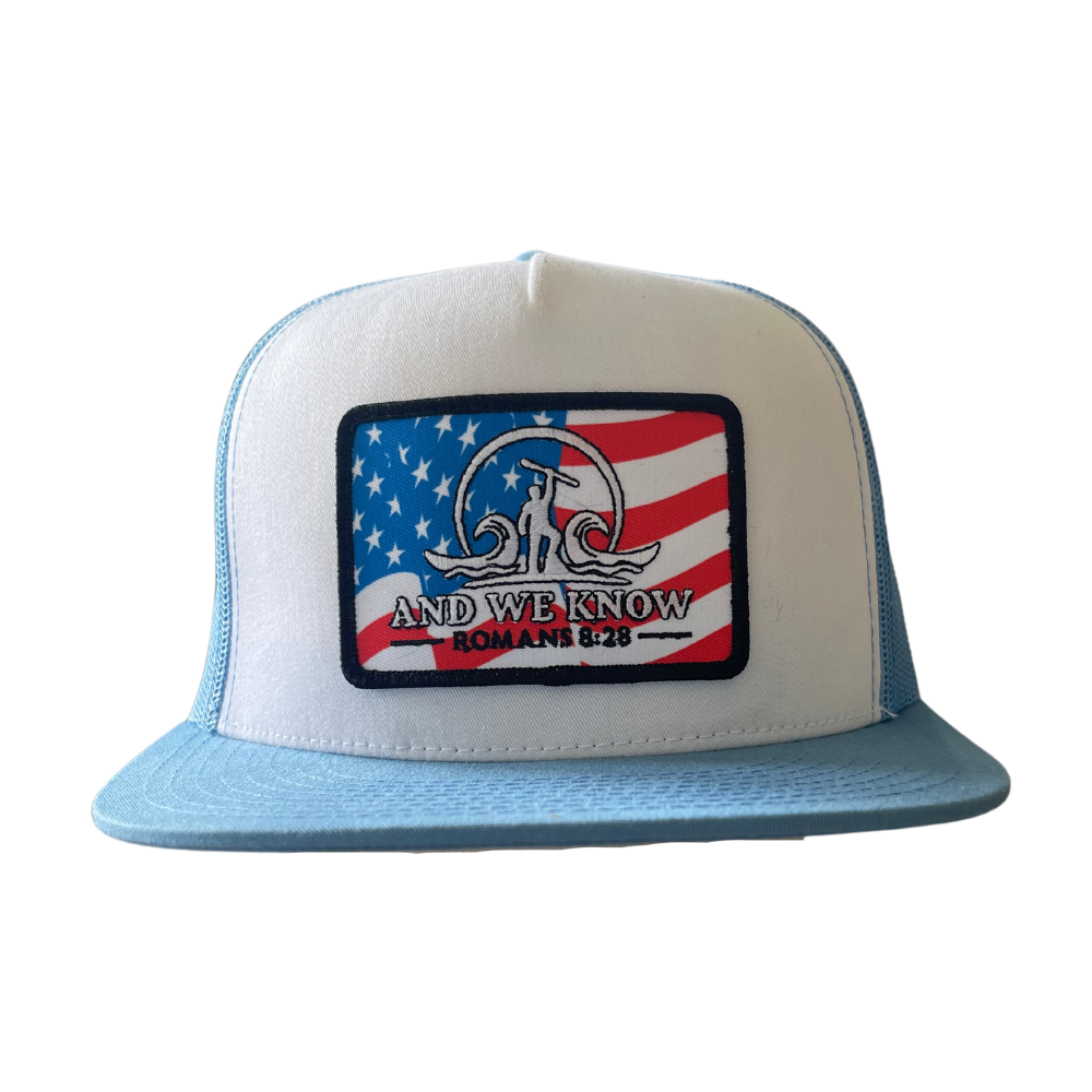 Classic Trucker w/ Square And We Know Flag Patch - AWK Merch