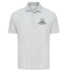 Heather Gray AWK Polo with UPF Protection