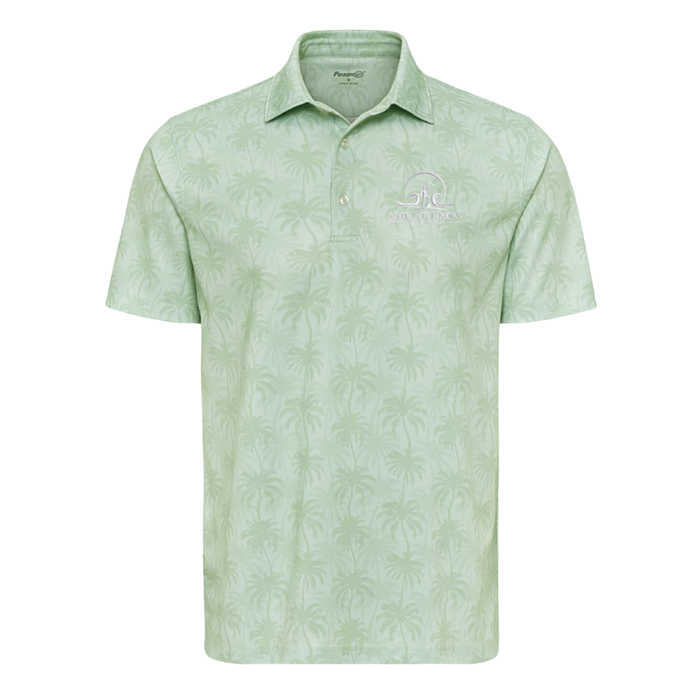 Palm Print Polo (Available in 2 Colors)