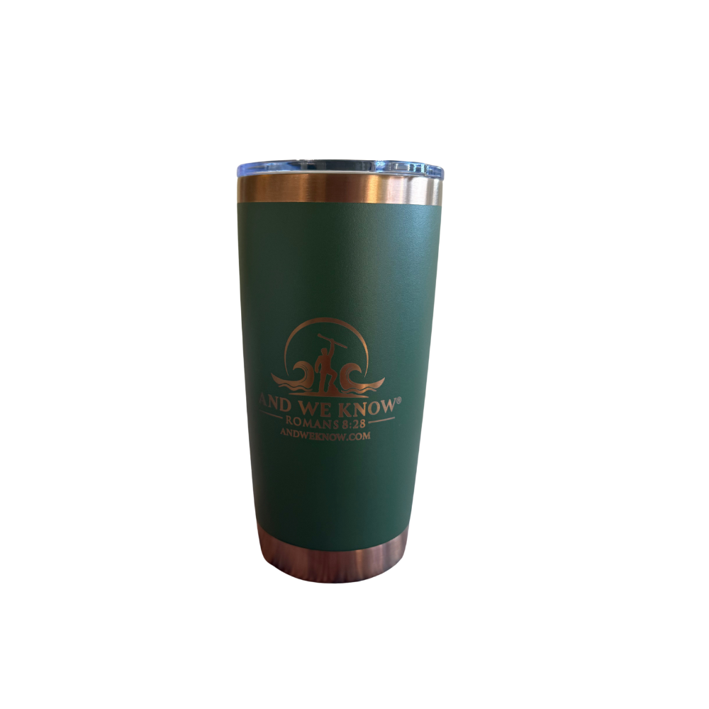 AWK Tumbler - Green with Copper Logo