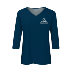Women's 3/4 Sleeve V-Neck (Available in Multiple Colors)