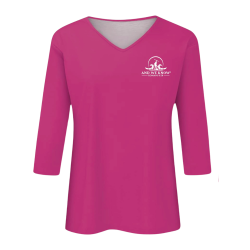 Women's 3/4 Sleeve V-Neck (Available in Multiple Colors)