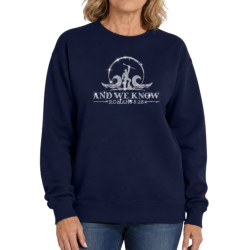 And We Know Rhinestone Crew Neck Sweatshirt