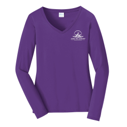 Women's Long Sleeve V-Neck (Available in Multiple Colors)