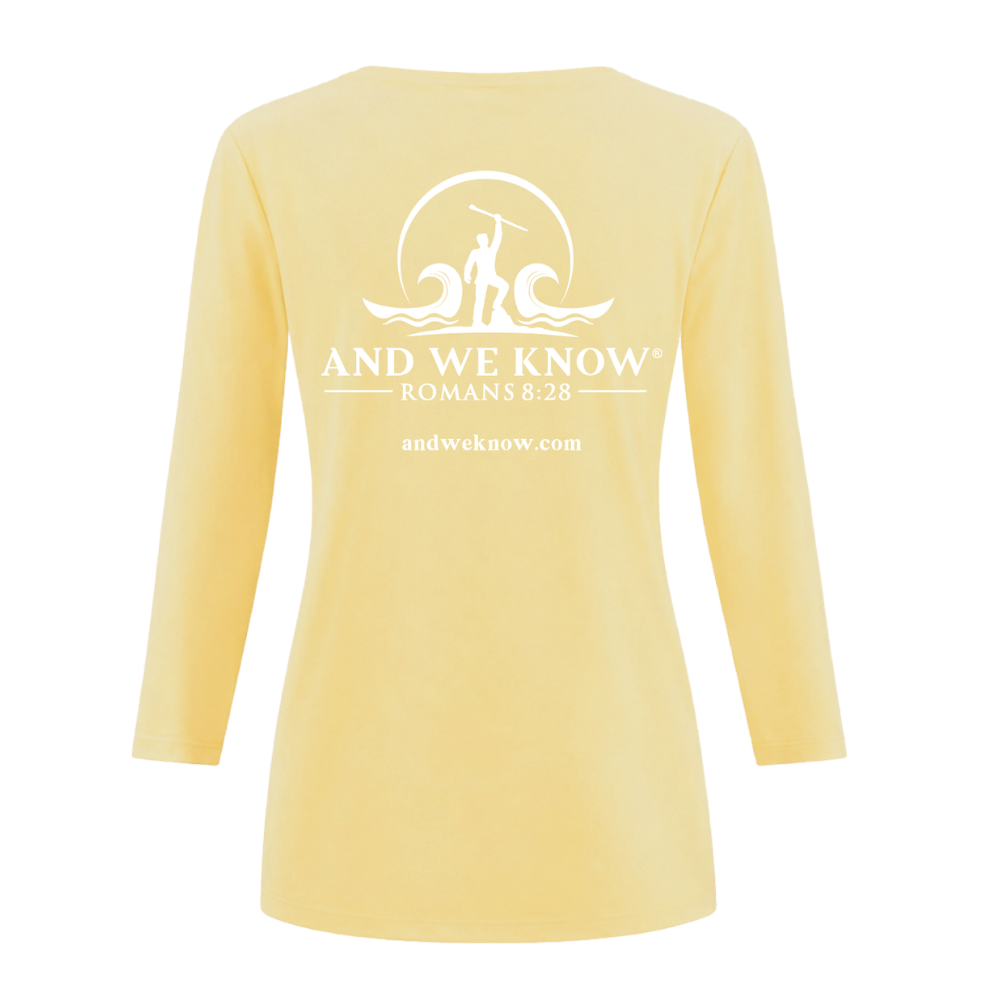 Women's 3/4 Sleeve V-Neck (Available in Multiple Colors) - Image 6
